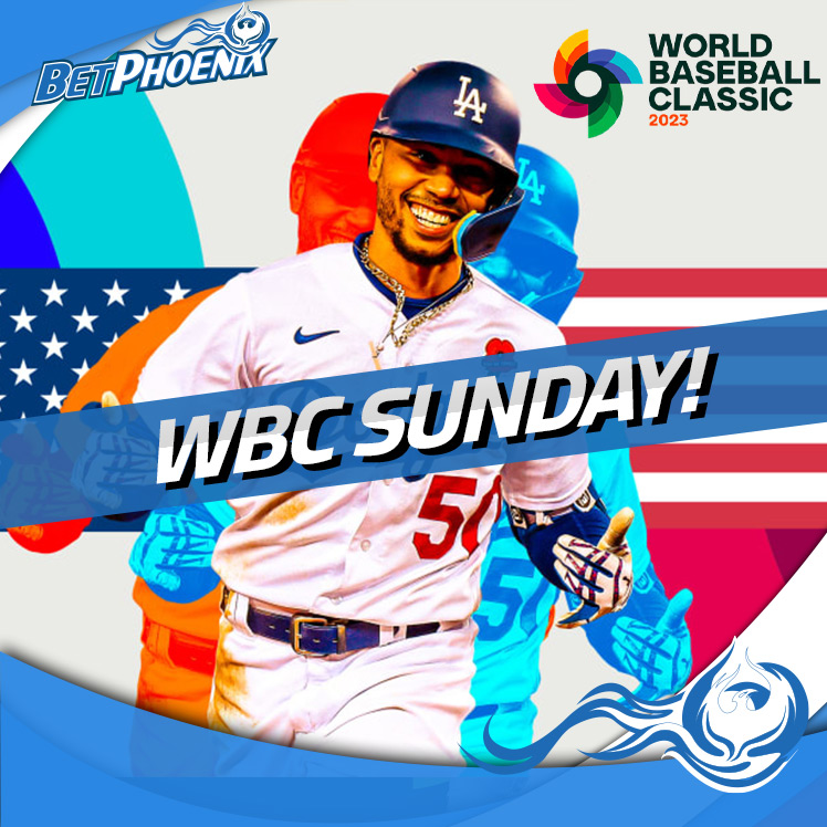 BetPhoenix's tweet photo. Great #WorldBaseballClassic Sunday, with 7 games today, including:
VEN🇻🇪 v. PUR🇵🇷 | 7:00pm ET | FS1
MEX🇲🇽 v. USA🇺🇸 | 9:00pm ET | FS2
Get the best #Baseball Odds @ #BetPhoenix⚾️🔥
#Baseball #MLB #WBC #BettingTwitter #BettingSports #BaseballClassic #SportsBetting #BaseballOdds https://t.co/0n1OKUr5X1