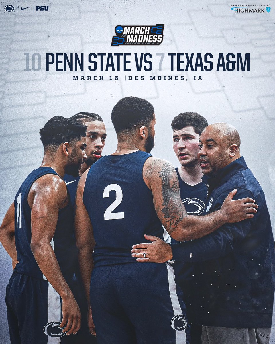 Nittany Lions vs. Aggies in the Big Dance 

#WeAre
