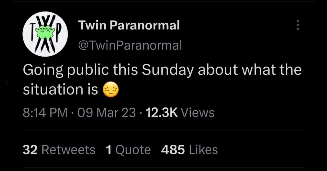 jonnysculls's tweet photo. @TwinParanormal Hey guys! I absolutely love your investigations and the respect you give each place and subject. 
I'm curious.... what happened with this tweet? https://t.co/2Pv2pj335r
