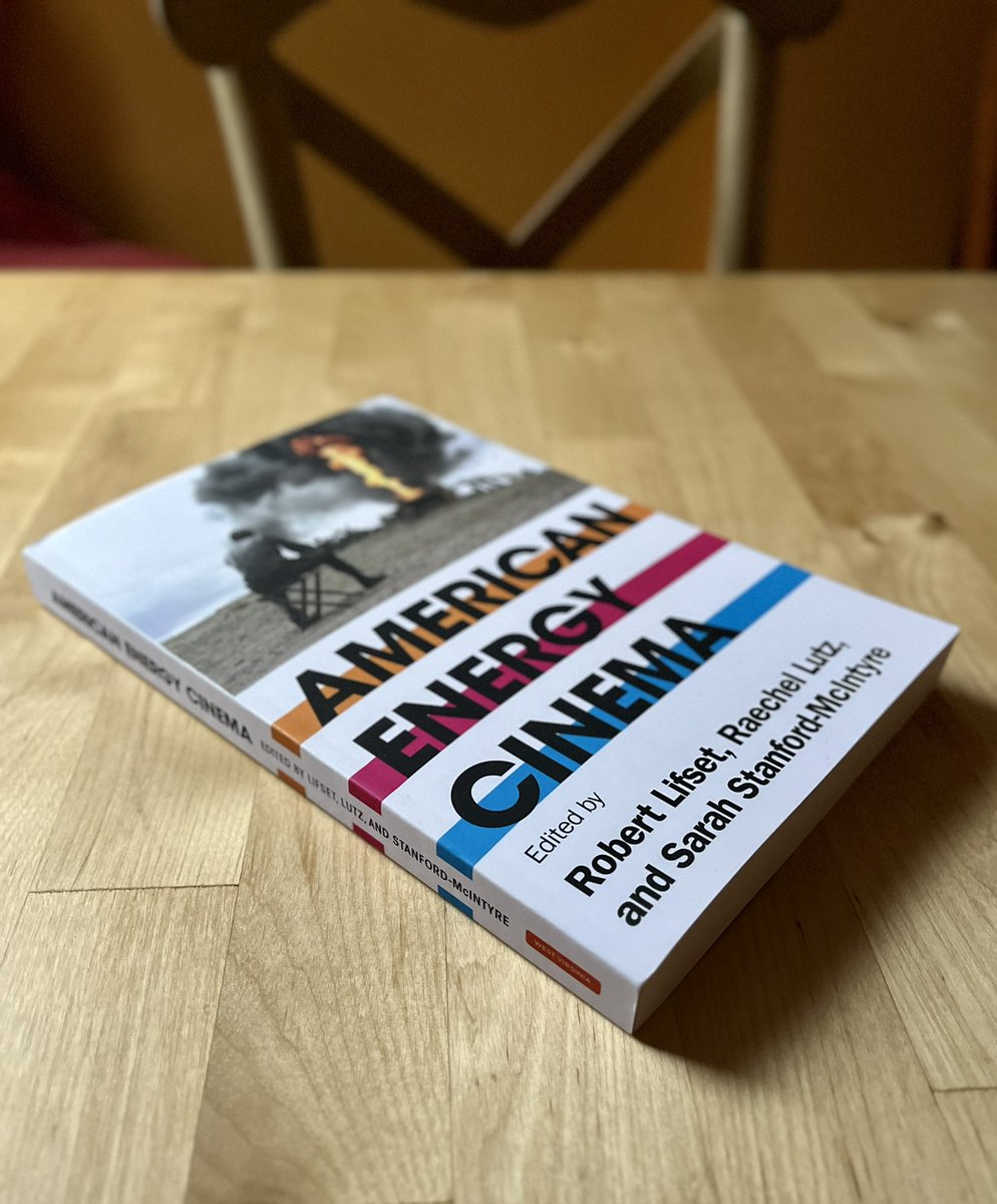 WVUPRESS's tweet photo. It’s here! American Energy Cinema is edited by @RLifset, @raechellutz, and @sarahthestan, with essays by @emilyroehl, @rydriskelltate, @CalebWellum, and more. Take 30% off with code APPALACHIAN30: https://t.co/LlbQ425YX4 https://t.co/rmt0RODUlt