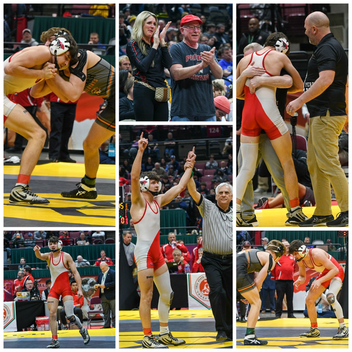 Perry's Brock Christian is your 132 pound state champion!
