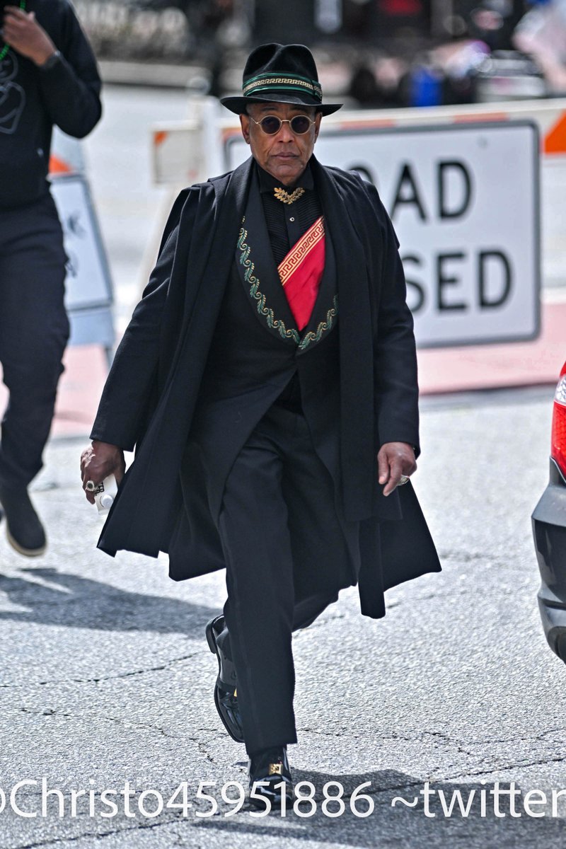 Christo45951886's tweet photo. That is a wrap on Francis Ford Coppola's Megalopolis.  Giancarlo Esposito as the Mayor of New Rome.  #atlantafilming #atlanta #film #georgiafilming #francisfordcoppola #megalopolis #mega #saintpatrick #stpatricksday2023 https://t.co/AFHYdisf4R