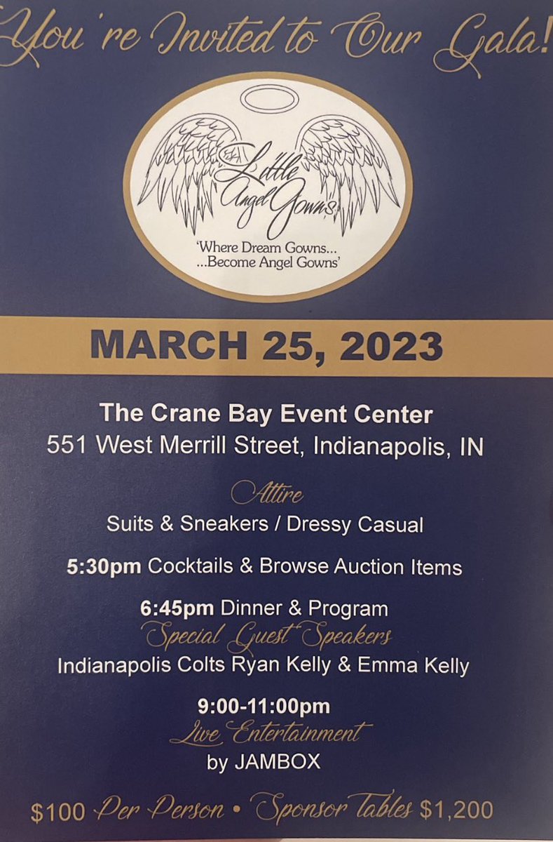 ryan_kelly70's tweet photo. @EZieverink & I are proud to sponsor this years @LittleAngelGown gala. These women turn donated wedding gowns into burial gowns for babies called back home. Our daughter was one. We hope to see you there as we raise money to help other families in their darkest time. #lossdad https://t.co/tHpdgiIPDc
