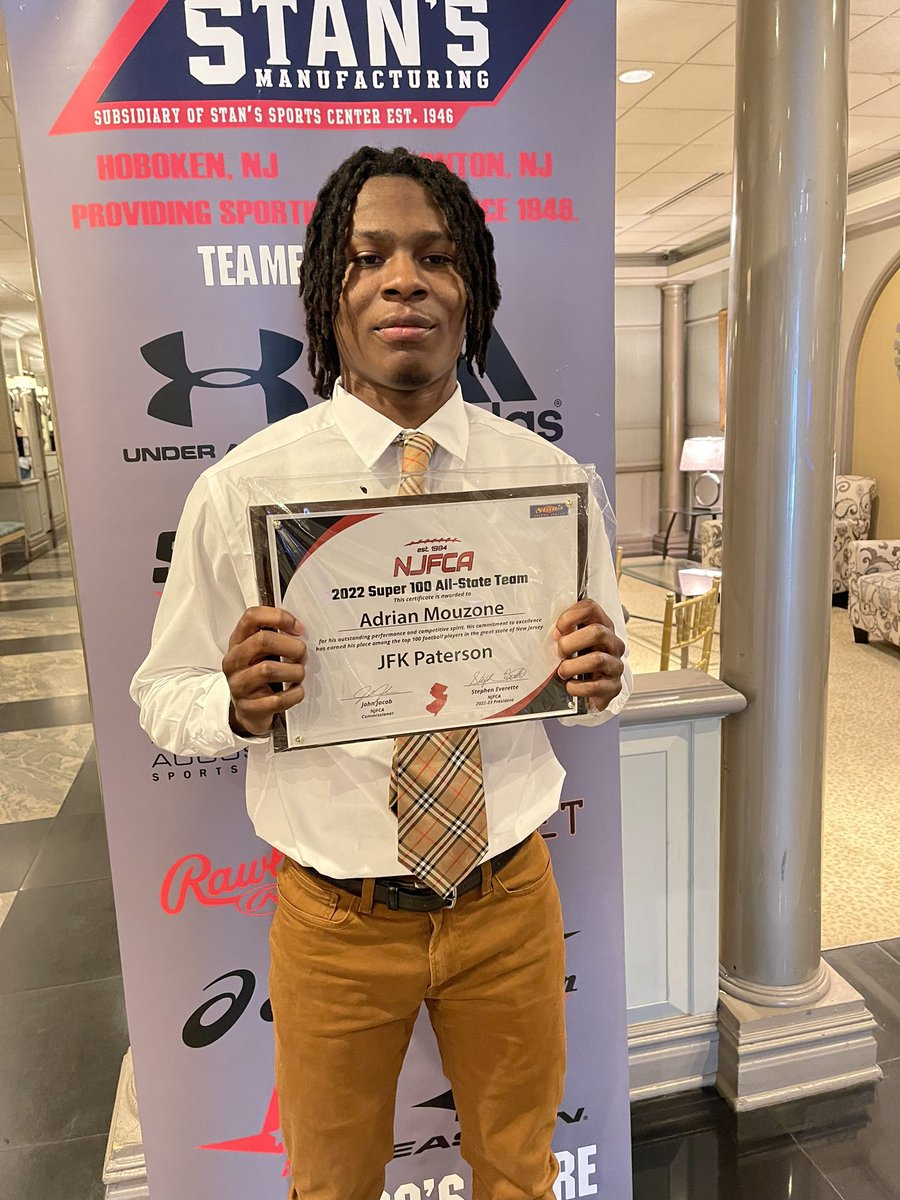 Adrian Mouzone Super 100 All State NJ 2022-2023 Congrats 🏈<a href="/MouzoneAdrian/">Adrian "AJ" Mouzone</a>