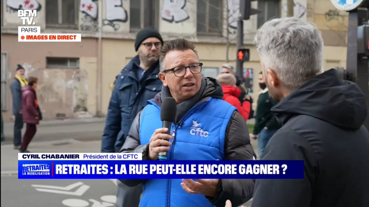 AxelRonde's tweet photo. La CFTC police était présente à la sécurisation des déplacements du Président de la CFTC Cyril Chabanier et de la vice-présidente Pascale Coton lors de la manifestation du #11mars2023 .
#ReformeDesRetraites #CFTC #manif15mars https://t.co/Fsbgro9ZYL