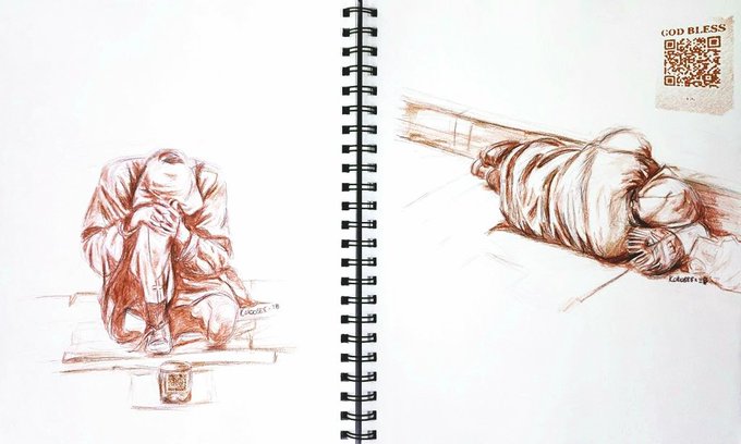 Good Night ✨ 

HOMELESS 
2021
Genesis &amp; only collab

100% of donations &amp; proceeds will go to a wonderful charity <a href="/chihopesforkids/">ChicagoHOPESforKids</a>

BID/DONATE NOW 👇foundation.app/@EB_Presents/f…