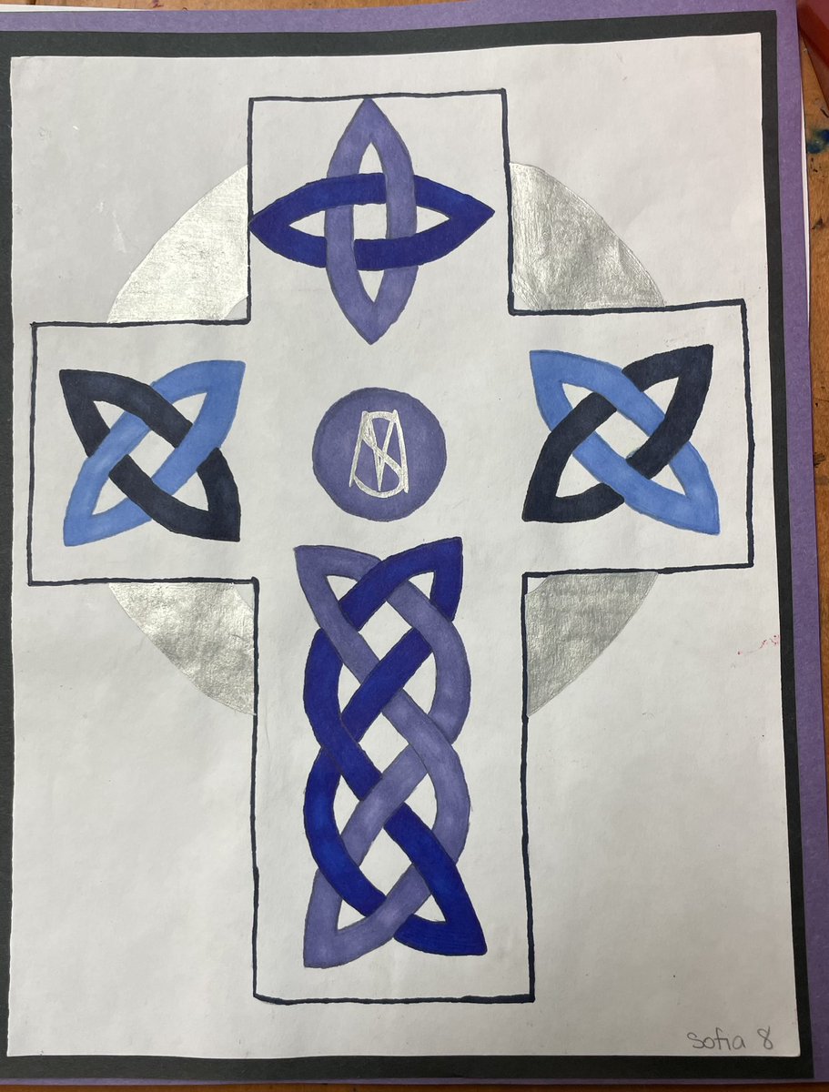 MsLaffertySHS's tweet image. Middle School conquers the Celtic knots just in time for St. Patrick’s Day! #CCAPrays #CCArts @shschooldc @ConsortiumDC