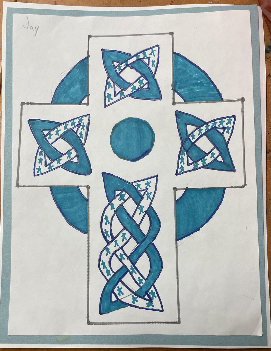 MsLaffertySHS's tweet image. Middle School conquers the Celtic knots just in time for St. Patrick’s Day! #CCAPrays #CCArts @shschooldc @ConsortiumDC