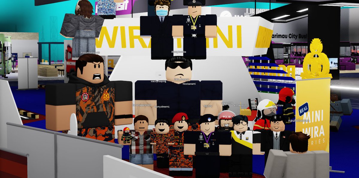 RBLXMYS_Bomba's tweet photo. Thank you to everyone who visited the event and visited our booth during JobExpo 2023!

We have sold over 100 mini-figures, merch, and hoodies during the expo!

Credits:
@BaimCincau
@JNGKLMN https://t.co/hvyqh5TSBI