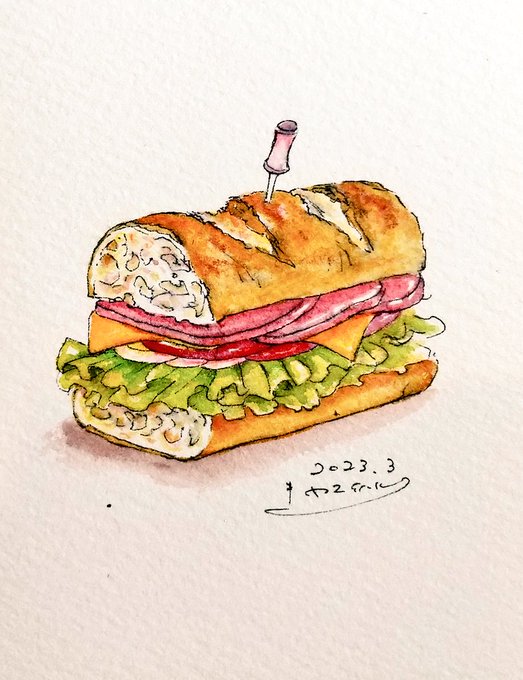 「チーズ サンドイッチ」のTwitter画像/イラスト(新着)｜2ページ目