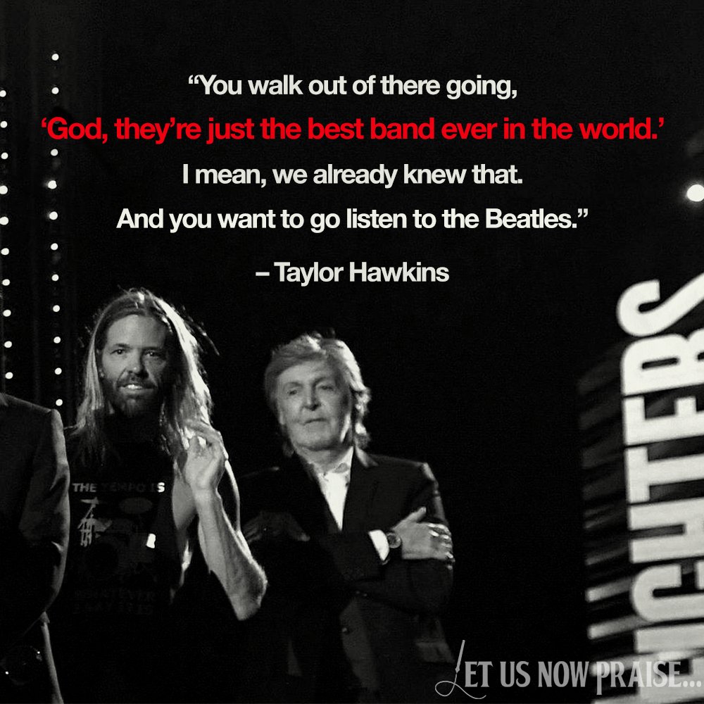 BeatlesPraise's tweet photo. Taylor Hawkins, after attending Cirque du Soleil’s Beatles-themed “Love” in Las Vegas
#FooFighters #TheBeatles #LetUsNowPraise https://t.co/qfzHsqpq2h