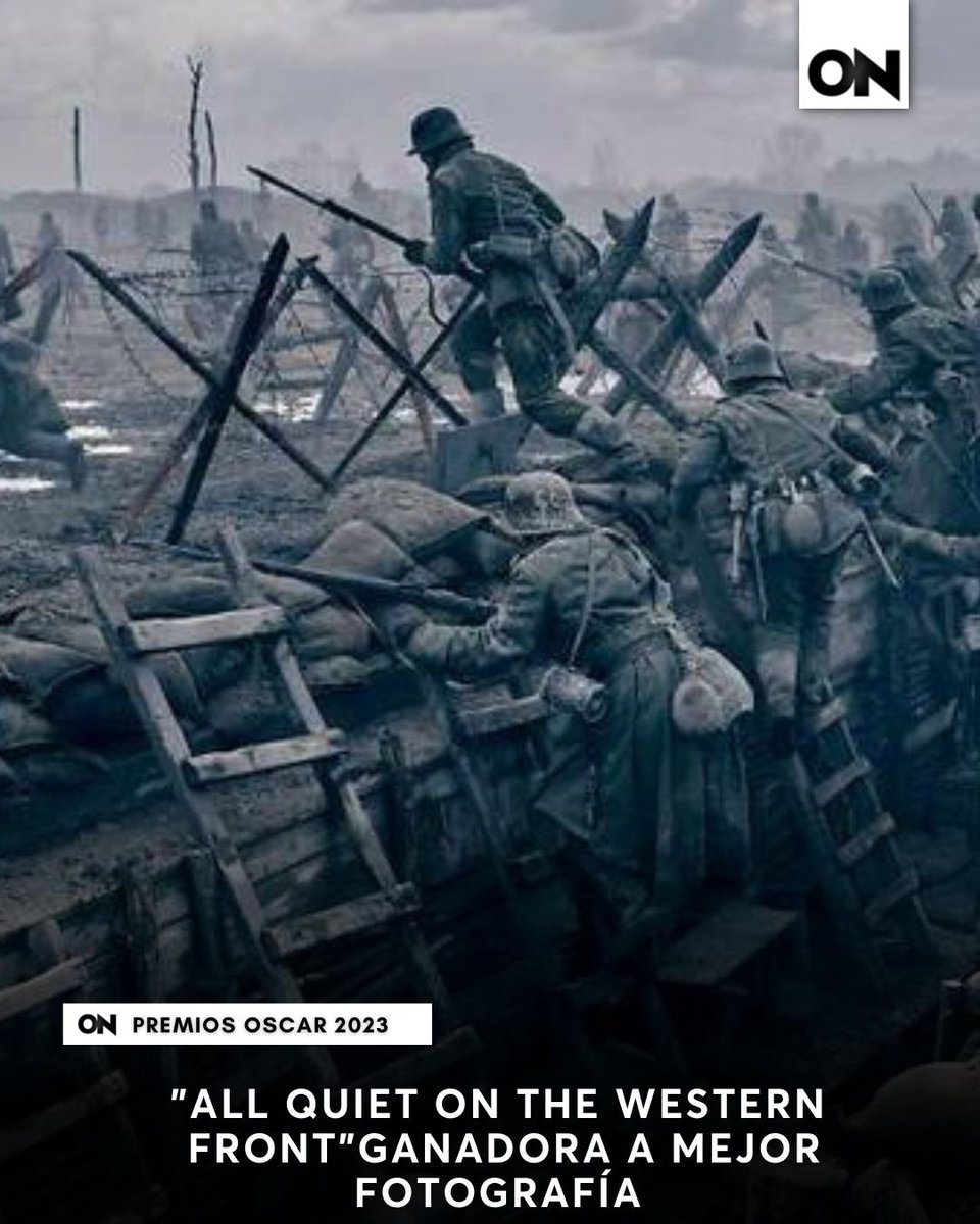 canal11hn's tweet photo. 🟡 | #OSCARS95 | #JamesFriend recibió el premio por su trabajo de fotografía en la película “All Quiet on the Western Front”. https://t.co/Doq6grh4Ns