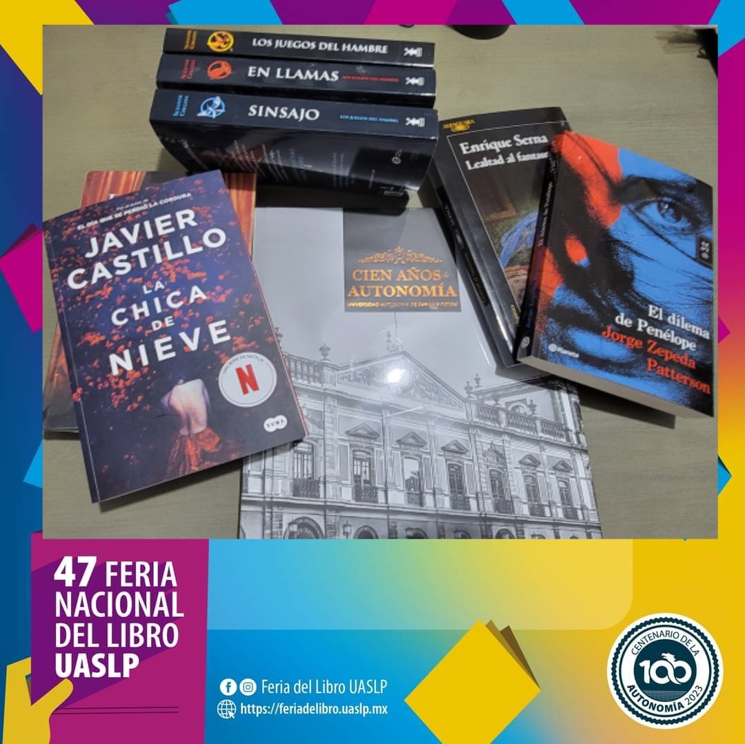 VictorDav5's tweet photo. Mi compra de la Feria Nacional del Libro de la @LaUASLP no dejes de visitarla, son armonias para el alma y la mente. https://t.co/XIGvRmotVW