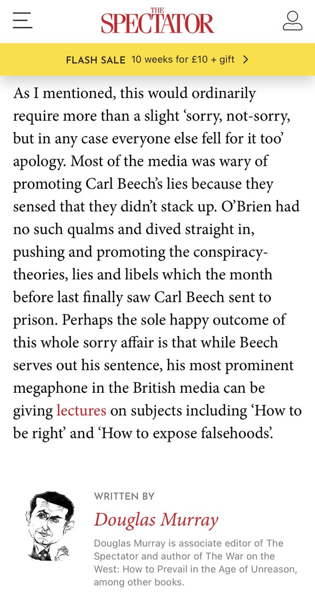 Game, set and match. Poor <a href="/mrjamesob/">James O'Brien</a> has never been able to explain why he gave a paedophile so much credibility. No other journalist would have. None did. The end.