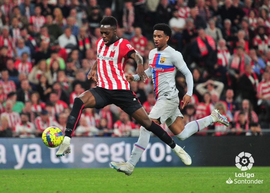 DatAthle's tweet photo. Por primera vez en toda su carrera en el Athletic Iñaki Williams encadena dieciséis partidos sin marcar, su peor racha. No golea desde octubre.

El esperpento del VAR ha colaborado notablemente en este registro.

#BarcaAthletic https://t.co/tyGotULO56