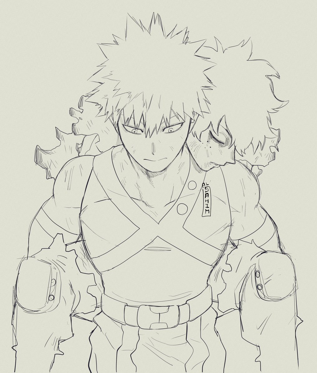 Ptit sketch avant de dodo ✍🏼
J'suis encore choqué de s'que j'ai vu samedi, merci studio Bones
Merci Horikoshi, merci Bakugoat 