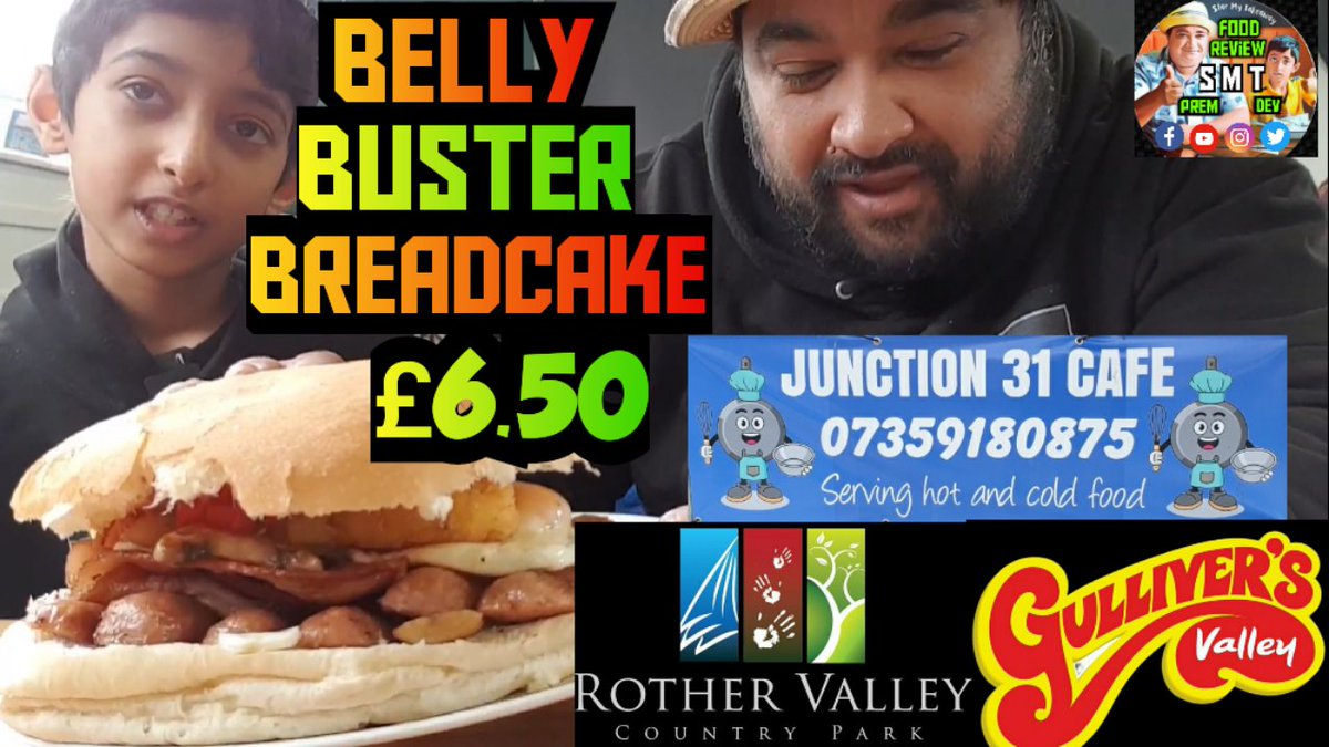 TakeawayStar's tweet photo. Join us for our latest (SMT) Food Review when we take on the Belly Buster Breadcake ☺👍#breakfast #breadcake #sausage #bacon #egg #pork #steak #rump #breakfast #englishbreadcake #yorkshirefood #tomatoes #englishfood #food  #gullieversvalley,#rothervalley https://t.co/phvFSuwzxO https://t.co/AmyI4YZIQk