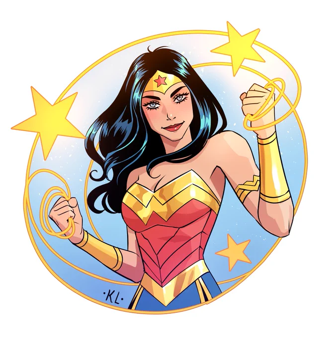 A quick Wonder Woman fanart I'm thinking in do some pins with this design #WonderWoman 