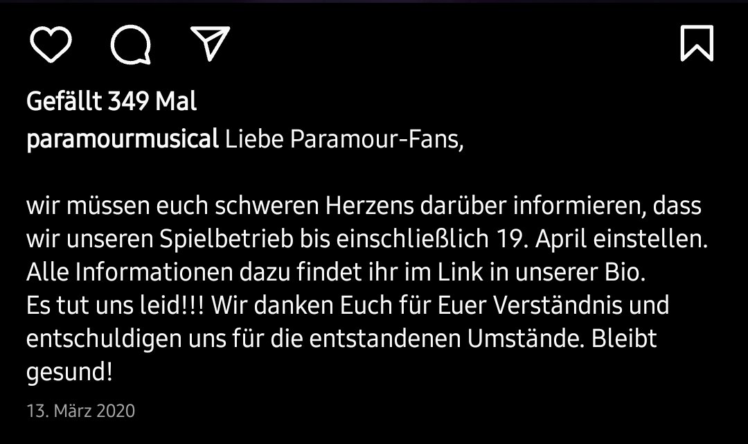 meerdimensional's tweet image. Apropos schlechtes Marketing bei der @StageGermany: Wie jetzt bei #Hamilton, wurde in der Werbung auch bei #Paramour nie wirklich deutlich, worum es da eigentlich geht. Aber es kommt ja - nach den letzten Informationen bei Social Media - zum Glück am 20. April zurück🤗