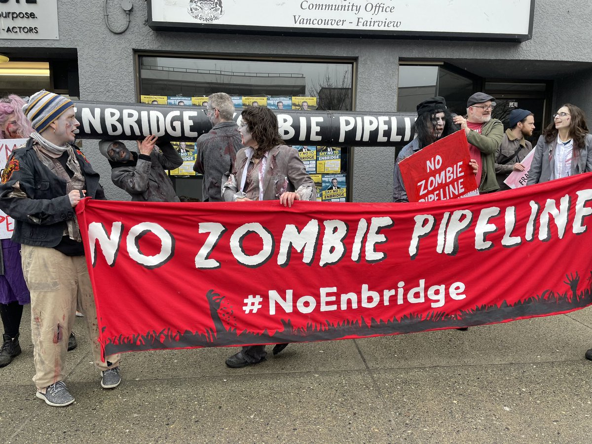 GracihernanC's tweet photo. No more climate killer pipelines. Don’t resurrect a dead pipeline in northern BC. #ENBRIDGE #ClimateAction @dogwoodbc @GeorgeHeyman https://t.co/OnVVcwcErv