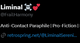 foobafterdark's tweet photo. By the way, pedophiles have been describing themselves this way now. 'Pro-para', 'Paraphile', etc. some pride themselves on being 'anti-c' i.e. not hurting children (but still being on websites around children and indulging in pedophilic fantasies). Watch for this language. https://t.co/rnTpJDyp4j