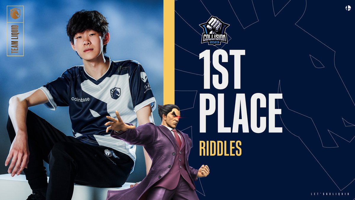 .@RiddlesMK IS YOUR COLLISION 2023 CHAMPION! #TLWIN 🥳🏆