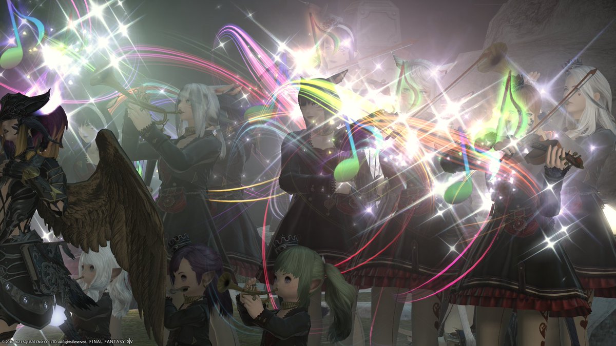 Today_In_Eorzea's tweet photo. Today in #Eorzea:
A concert by https://t.co/6nbMvHXatX in Limsa on Lich (#LightDC)
💚🎶💚
#BardPerformance #FFXIV #FinalFantasyXIV https://t.co/5RnDMedSOI