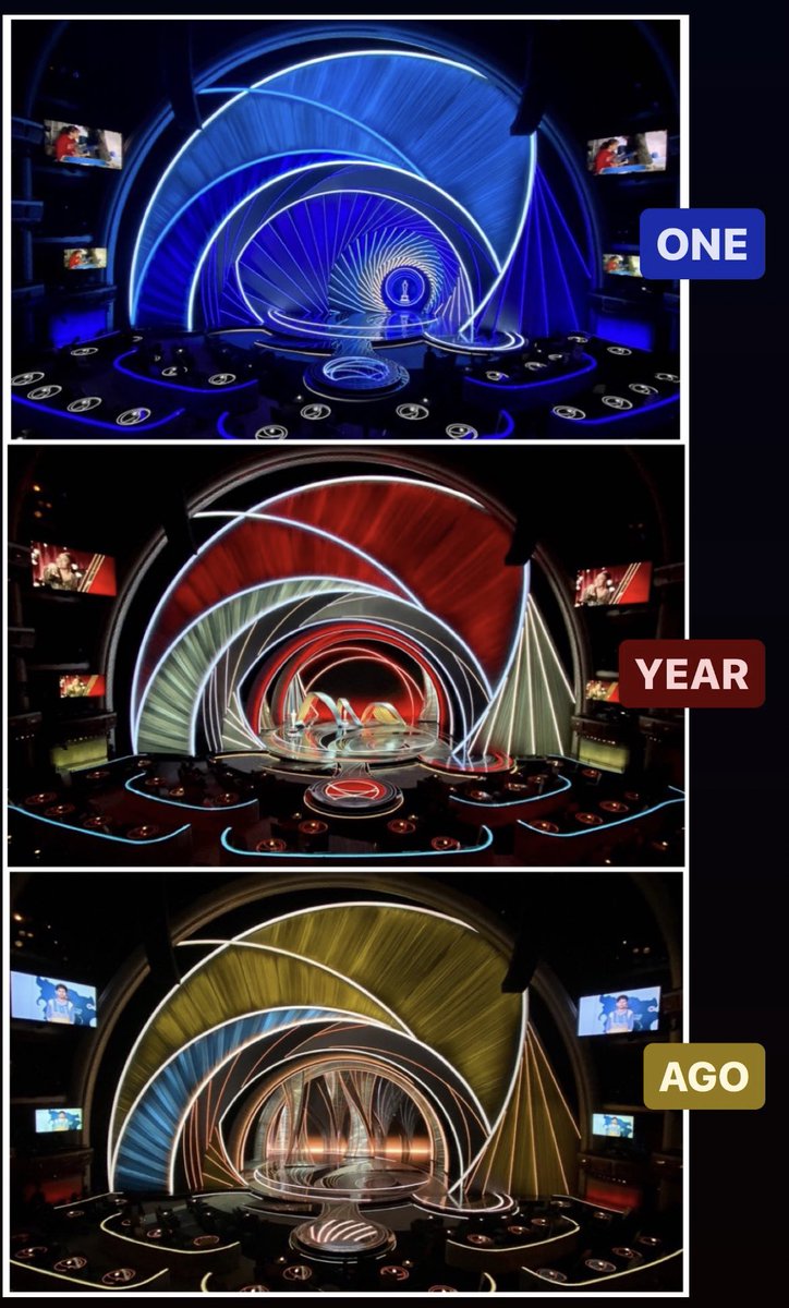 ONE YEAR AGO. #OSCARS