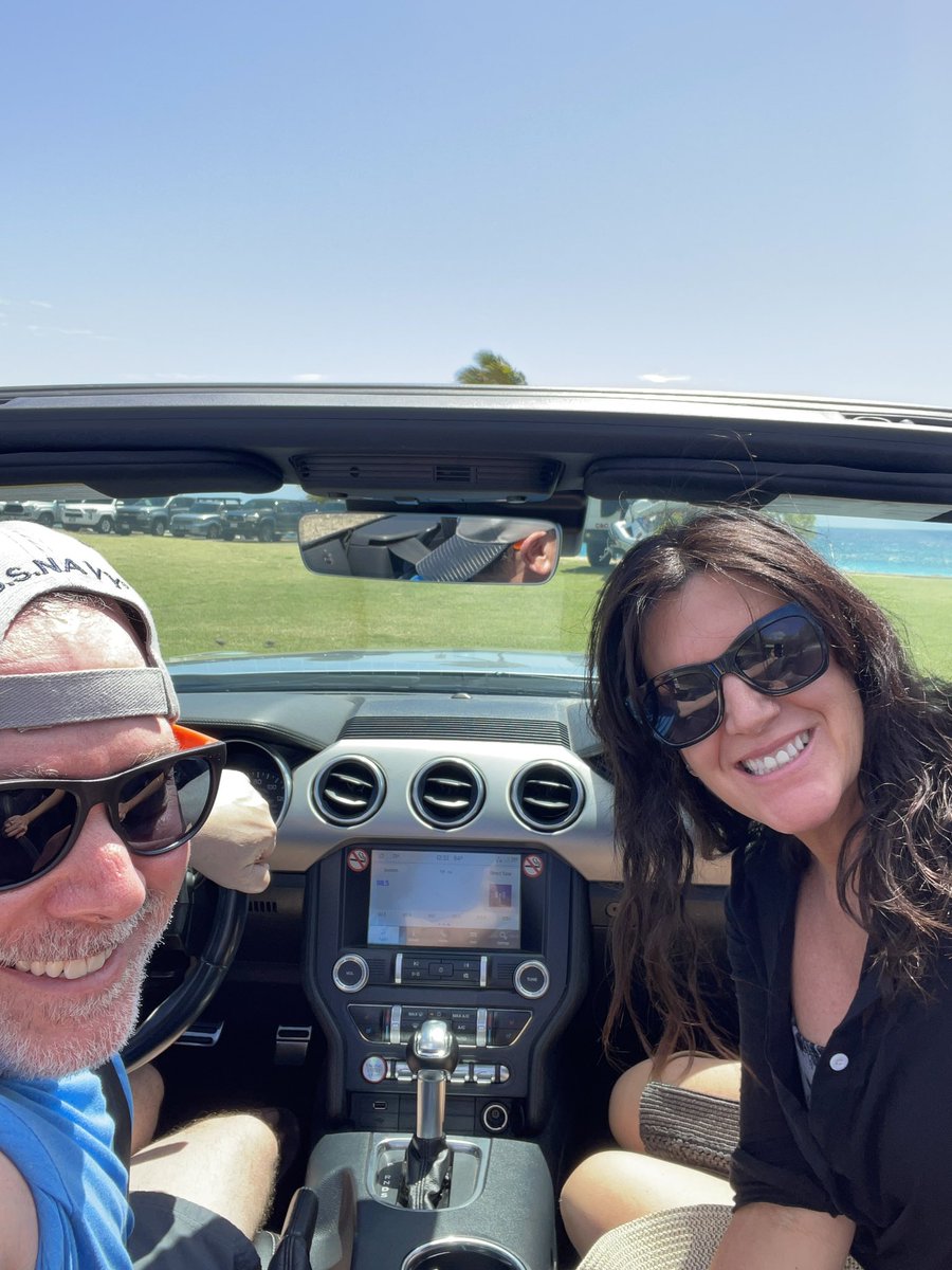 JeffMarsico's tweet photo. Playing hookie after morning of learning and fellowship at #ICBALive Special shout-out to @teslarsoftware for the shades and @SPGMarketIntel for the beach towels. #GoodSwag https://t.co/cQ7HCbdcrm