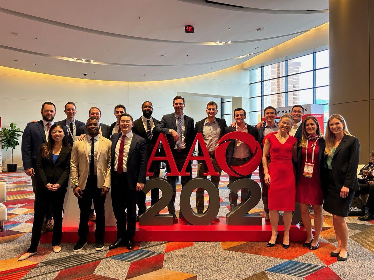 DMarigsMD's tweet photo. Another great #AAOS23, fortunate to be apart of some great studies improving outcomes in shoulder arthroplasty, meniscus repair, ACL reconstructions, and hip arthroscopy. But the best part was and always will be the people! Until next time โ๐พ
#Orthotwitter #Medtwitter https://t.co/D6e4iwF2sB