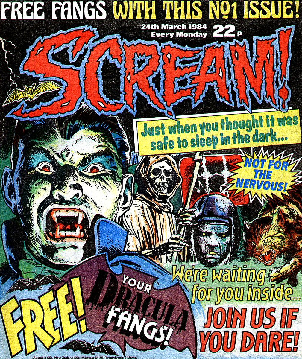 hauntedmagazine's tweet photo. THIRTY-NINE CHUFFING YEARS AGO [this month]
I know this is probably before some of you young whipper-snappers on here time, but who else can remember this superb but sadly short-lived comic?
#ScreamComic https://t.co/KGkhjhYNdM