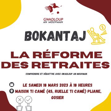 Viniw kozé dè sa sanmdi o Gozié ! Pa oublyé #tiban aw !