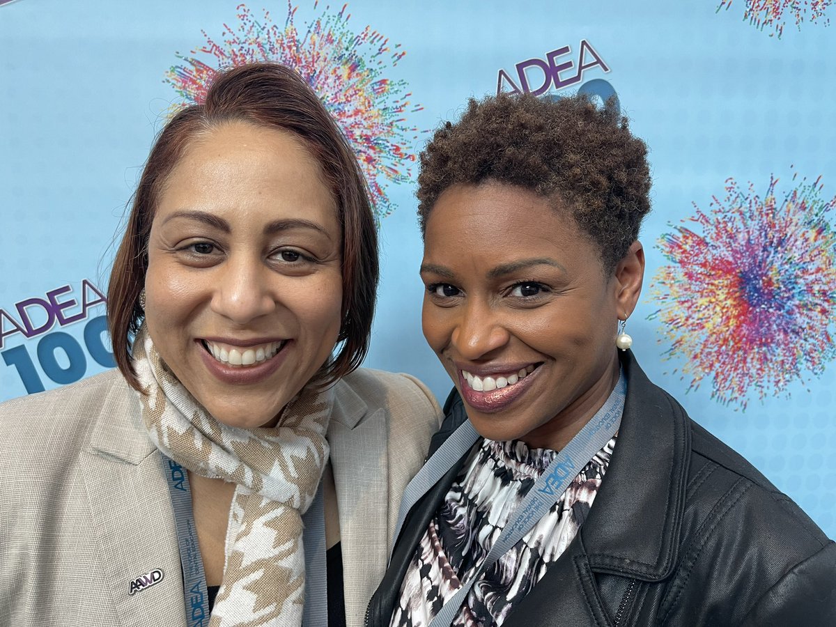 dr_rambob's tweet photo. American Association of Women Dentists (AAWD) Leadership-past &amp; present. 
Dr. Isabel Rambob 2023-2024 AAWD President
Dr. Tawana Lee-Ware @DrTawanaK 2014 AAWD Past President 
#adea100 
#adea2023 
#dentaleducation 
#womenindentaleducation 
#womeninleadership 
#aawd
#womendentists https://t.co/CU4LwopNVi