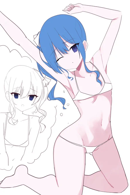 おはよぉぉぉぉ!!今日はすいちゃんの続き描く!! 