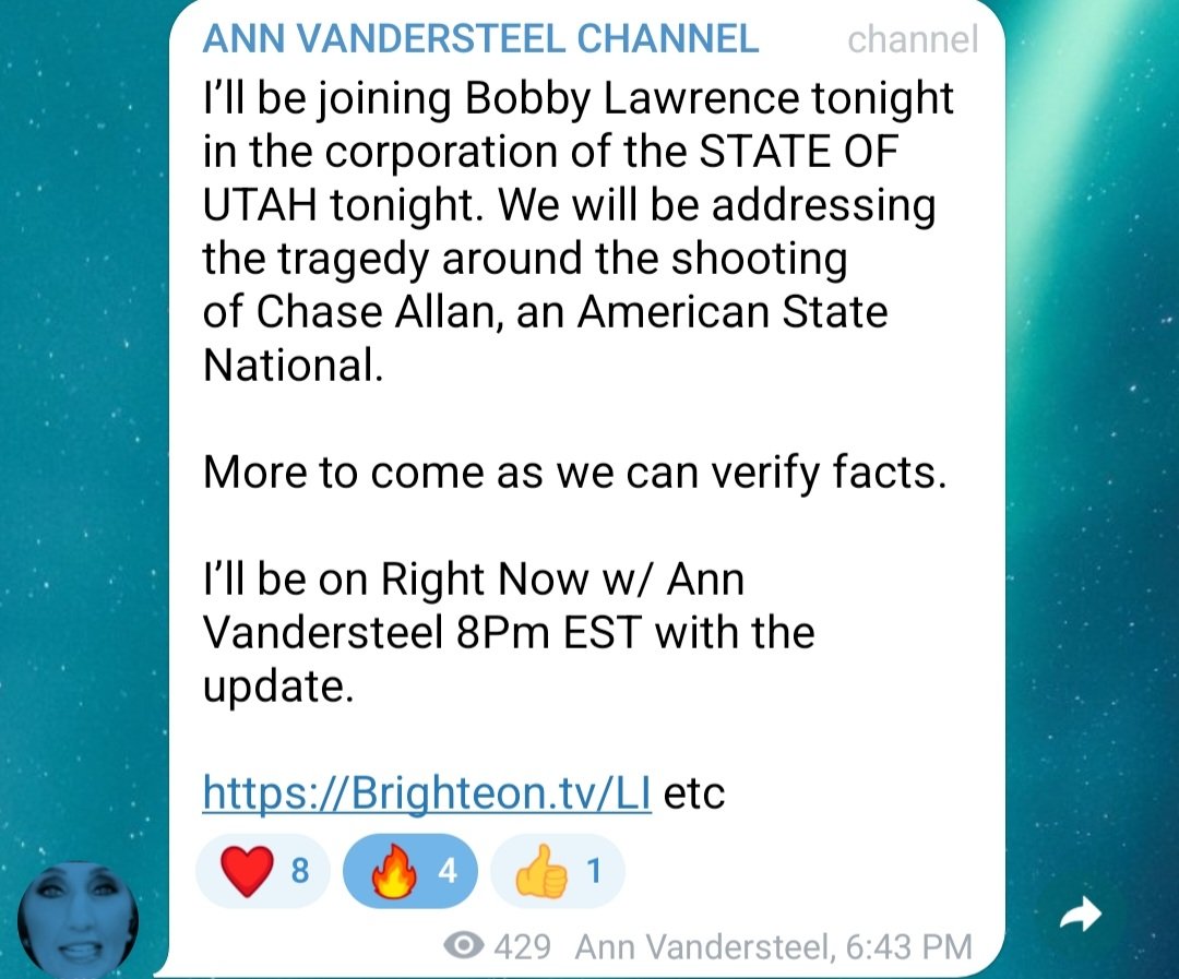 ChristieChats's tweet photo. Join us on https://t.co/hhwJEdkpbG at 8pm est for the latest report and insight of the Chase Allan murder on Right Now with Ann Vandersteel. Special guest will be Bobby Lawrence. Be sure to click in the live show button.
#ASN
#chaseallen https://t.co/mUcvgaEOFb