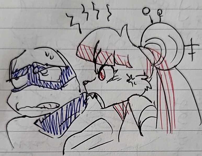 Rabbits and turtles don't get along...🐰🐢 ※except for Mikey and Akari💛🧡 
