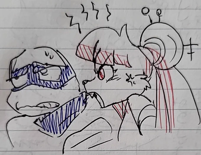 Rabbits and turtles don't get along...🐰🐢 ※except for Mikey and Akari💛🧡 