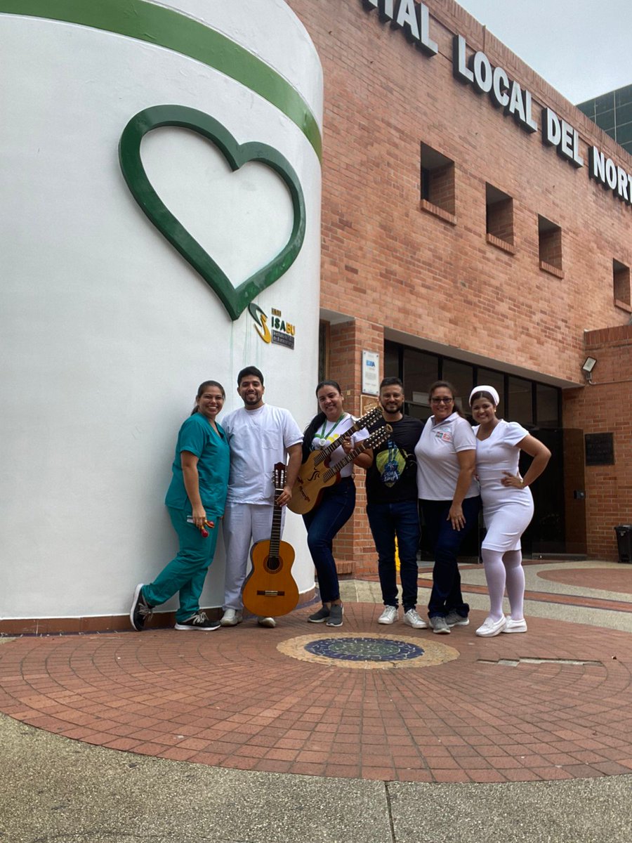 La Facultad Ciencias de la Salud UNAB , el <a href="/bpso_unab/">BPSO Programa de Enfermería UNAB</a> , <a href="/lagunabravamema/">LAGUNA BRAVA</a> , y el @EseIsabu 

Llevaron un homenaje musical a las mujeres del Hospital Local del Norte y UIMIST ( Bucaramanga ) 

Grupo CuidArte UNAB y Laguna Brava
Lic. Manuel Moreno Arias
Enf. Jeam Zulma Moreno Arias