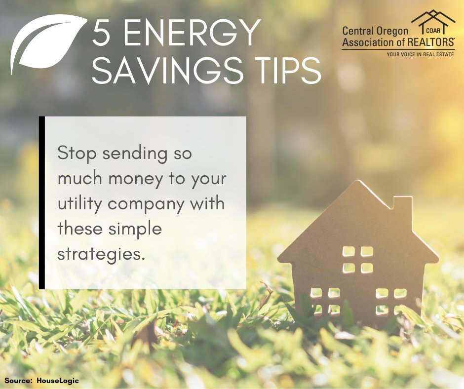 CascadesEastRE's tweet photo. We are all looking for ways to save a little each month.  Share these 5 Energy Savings Tips from @HouseLogic that will help reduce your client’s energy costs. https://t.co/riN5W1YLPO

#Realtor #HouseLogic #HomeImprovement #Green #GoingGreen #EnergyEfficiency #EnergySaving https://t.co/OHvjmizis3