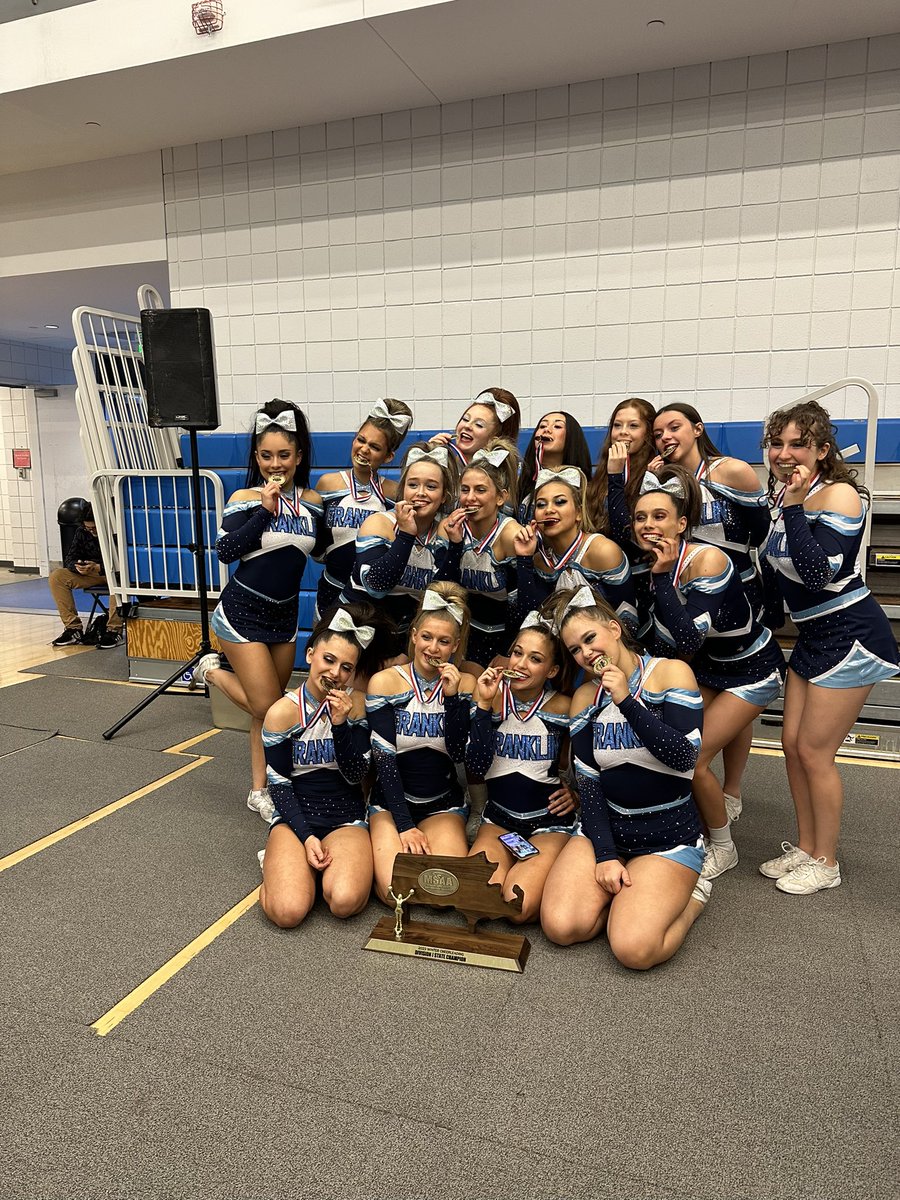 D1 STATE CHAMPIONS 💙💙 Huge congratulations to these athletes. Proud to be Franklin🤍🤍