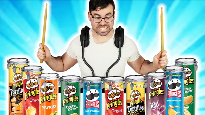 WE built a drumset of of Pringle Cans! Check it out here: https://t.co/gP6Pwuolpy  @Pringles #emcproductions<a href="/tag/drums"class="tags"><span>#drums</span></a><a href="/tag/drummer"class="tags"><span>#drummer</span></a><a href="/tag/snare"class="tags"><span>#snare</span></a><a href="/tag/drumlife"class="tags"><span>#drumlife</span></a><a href="/tag/drumming"class="tags"><span>#drumming</span></a><a href="/tag/marchingband"class="tags"><span>#marchingband</span></a>