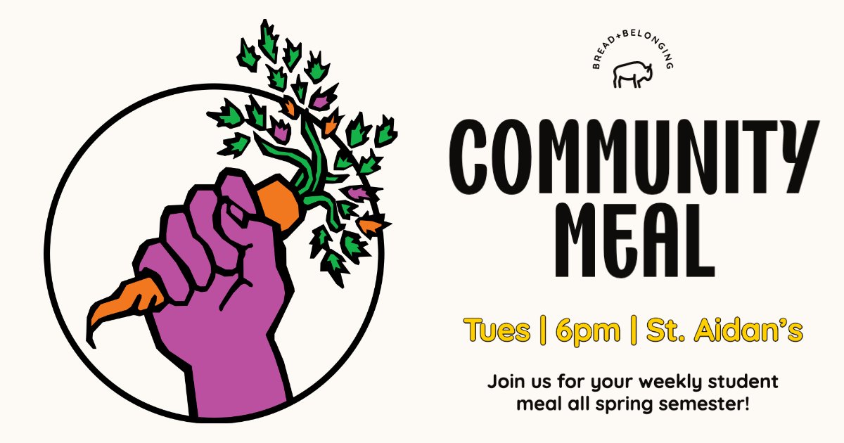 Guest Chef this week at B+B! Food, Not Bombs will be with us to share some food and info about what they do. - mailchi.mp/cb1d1121293c/f…