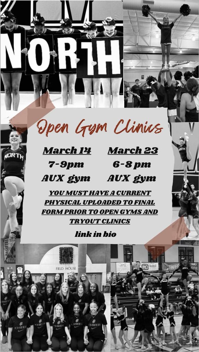 LSNcheer's tweet image. OPEN GYM ON TUESDAY!! 

See you there!