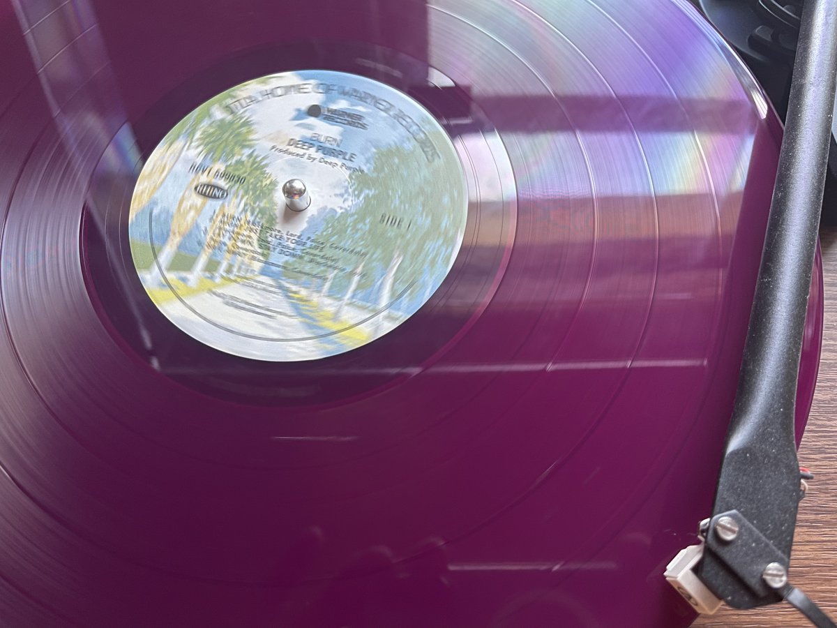 sabbathfans's tweet photo. #WeekendVinyl 17 - Burn by @_DeepPurple

Allll I neeed.......  Is BURN!  Great album being spun this Sunday afternoon.  Never saw this version of Purple live, which I had. When I bought the vinyl in 2020, it came in purple vinyl - didn't know that when I bought it! :) https://t.co/Gg0rK5V2pF