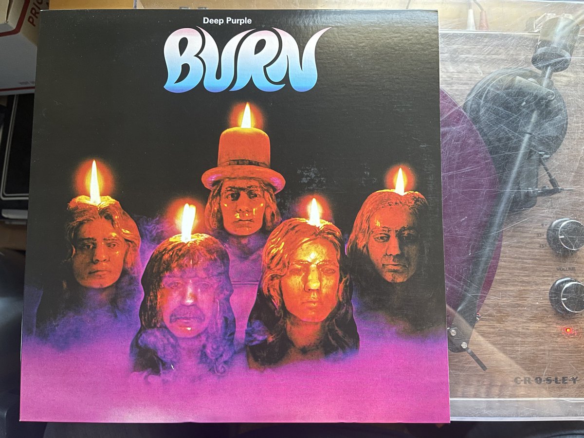 sabbathfans's tweet photo. #WeekendVinyl 17 - Burn by @_DeepPurple

Allll I neeed.......  Is BURN!  Great album being spun this Sunday afternoon.  Never saw this version of Purple live, which I had. When I bought the vinyl in 2020, it came in purple vinyl - didn't know that when I bought it! :) https://t.co/Gg0rK5V2pF