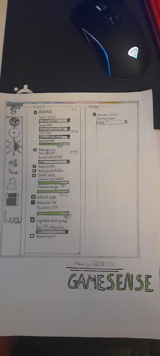 F4ST_1337's tweet photo. @gamesensicals @sigma_gs #GameSense𓃵
Progress of GS menu 🥰 https://t.co/h5YtCj1ru1