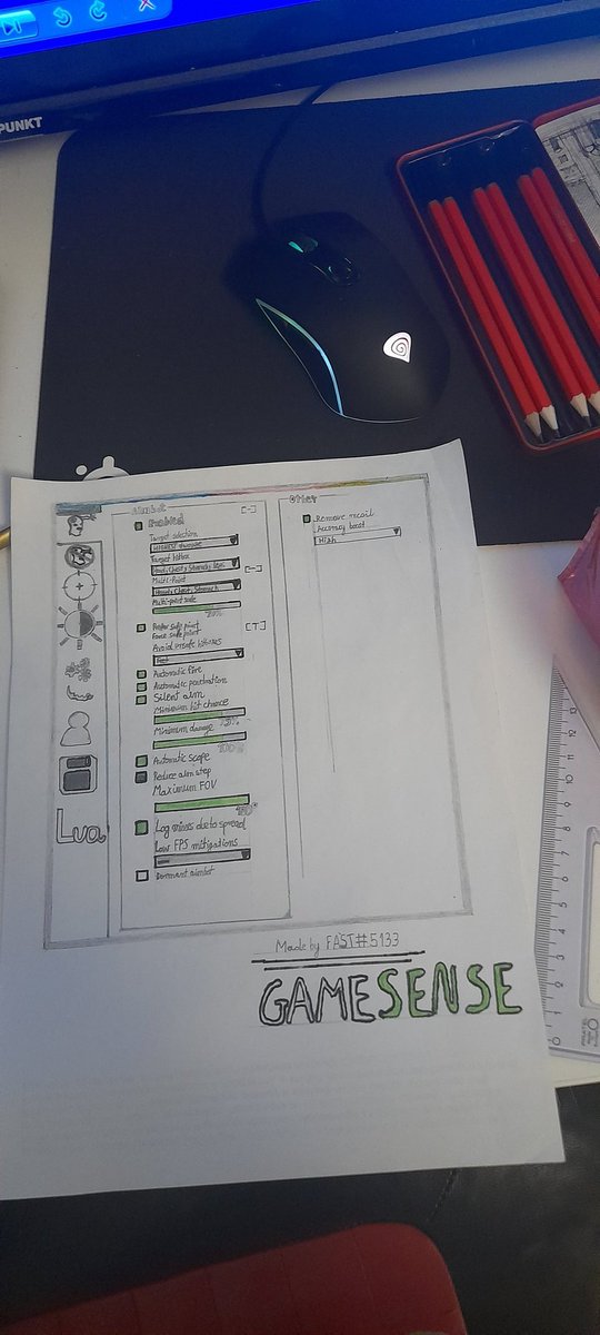 F4ST_1337's tweet photo. @gamesensicals @sigma_gs #GameSense𓃵
Progress of GS menu 🥰 https://t.co/h5YtCj1ru1