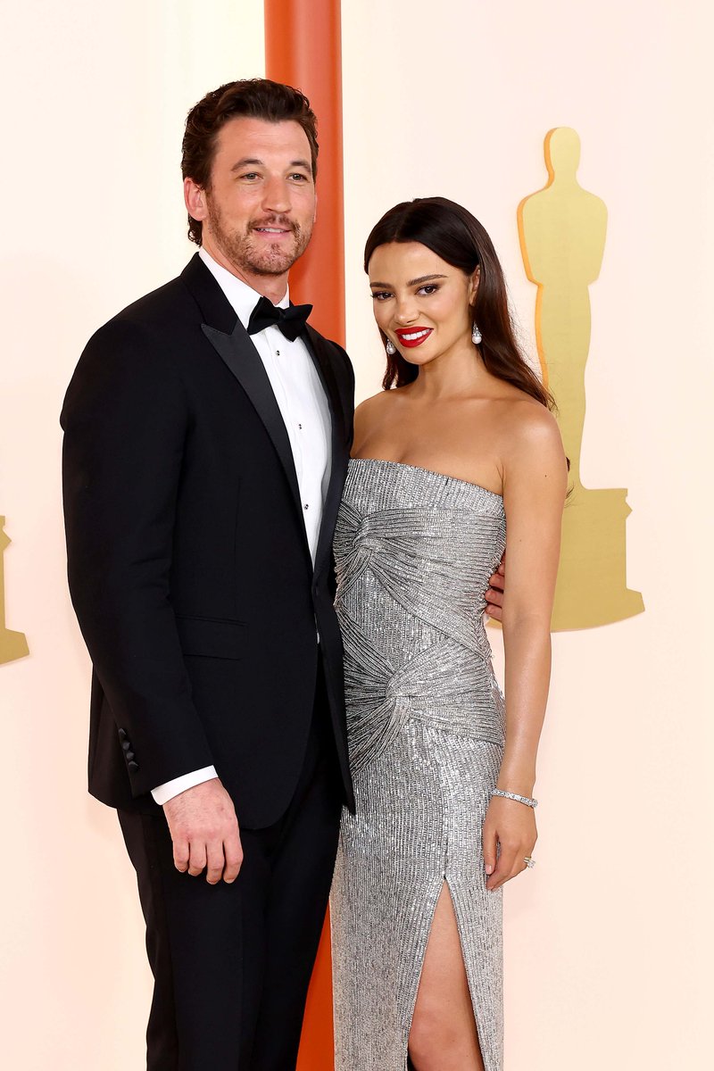ChicksInTheOff's tweet photo. Miles Teller &amp; wife Keleigh Sperry at the #Oscars https://t.co/OLWekfovDt