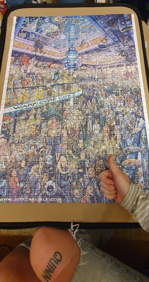 BombCaroline's tweet photo. @JeffCarlisleArt my husband made me a puzzle of your amazing picture and I have to say I enjoyed every single piece. You should totally make these. I thank you!! https://t.co/nqgDvGYgz4