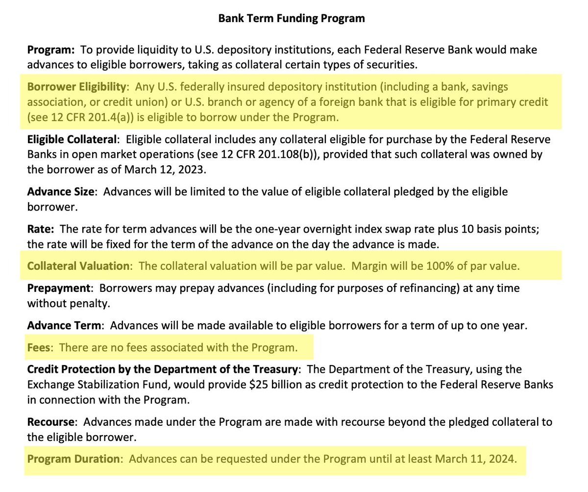 Unofficial quantitative easing begins on Monday. This is so bullish.